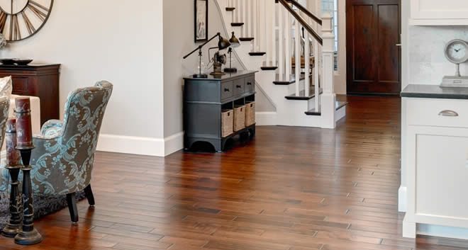 laminate flooring in entryway