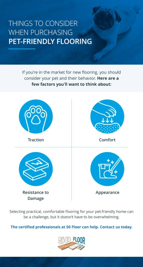 Things to consider when purchasing pet-friendly flooring