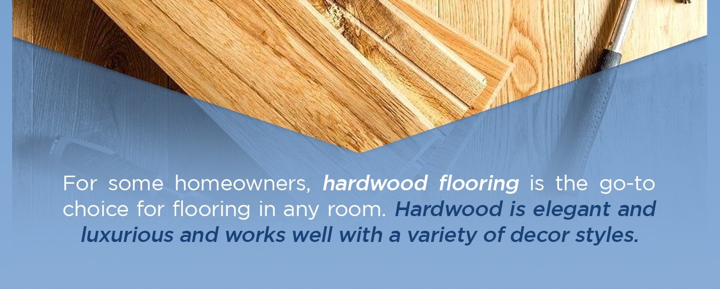 hardwood flooring is elegant and luxurious