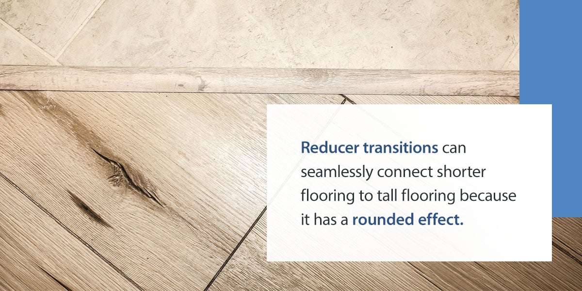 Reducer transitions for flooring