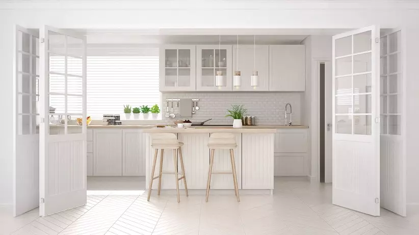 white kitchen