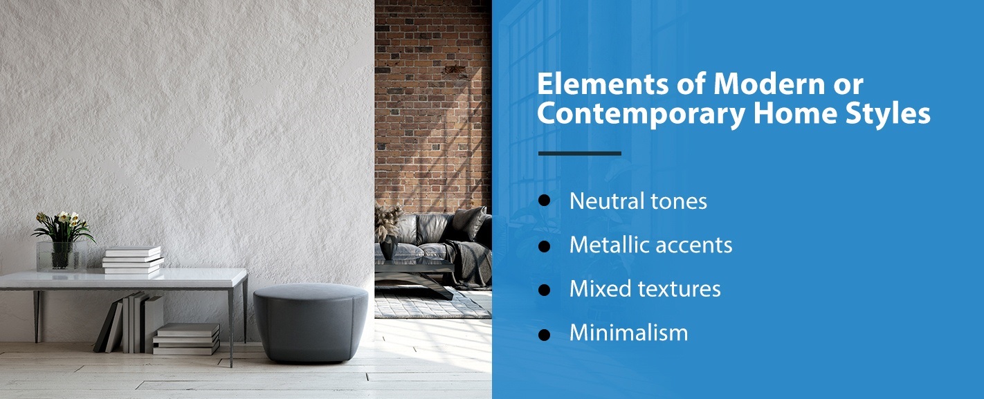 Elements of Contemporary Home Styles