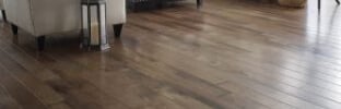 dark laminate flooring under chair