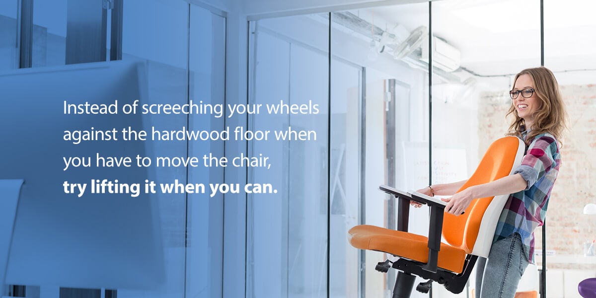 How Can I Protect Wood Floors From Office Chairs 50floor