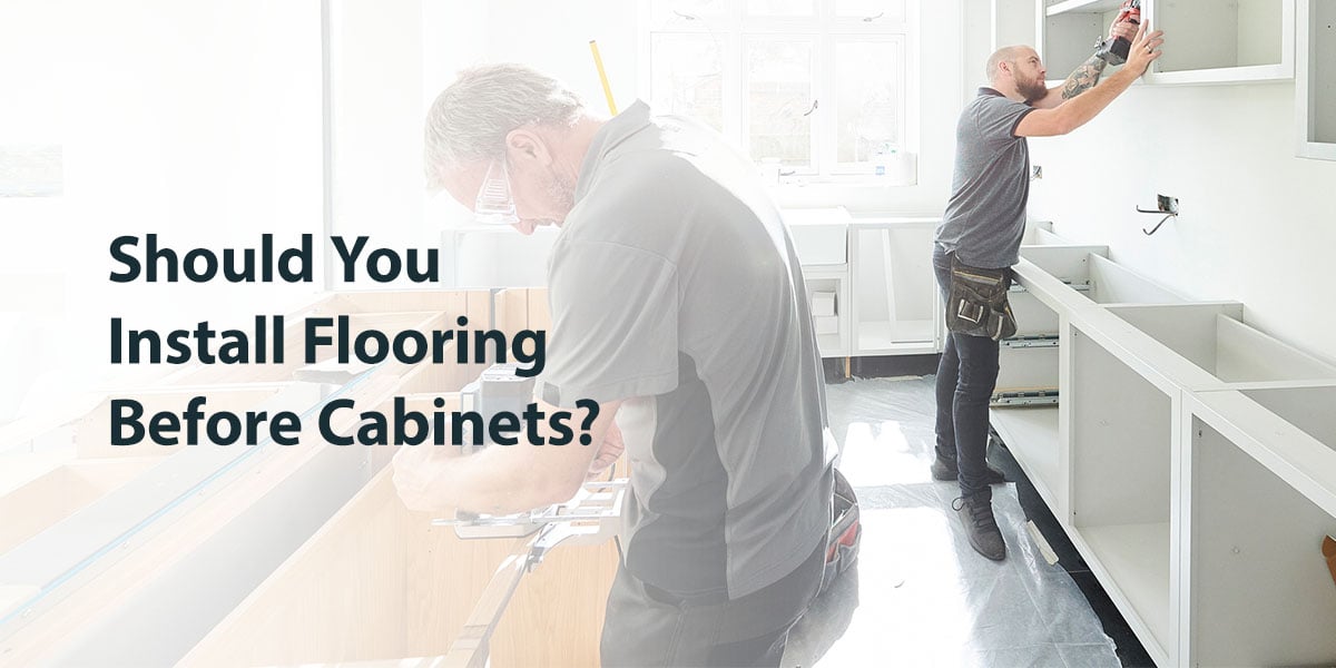 Installing a Cabinet Protective Mat 