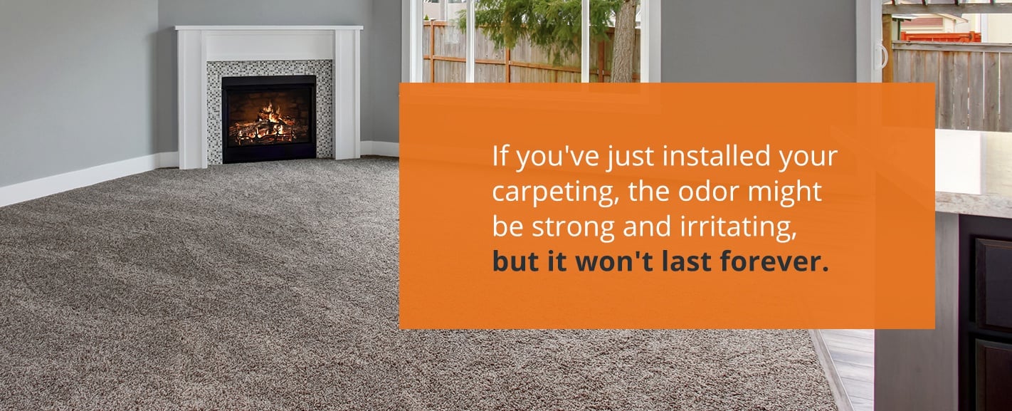 carpet odor after installation