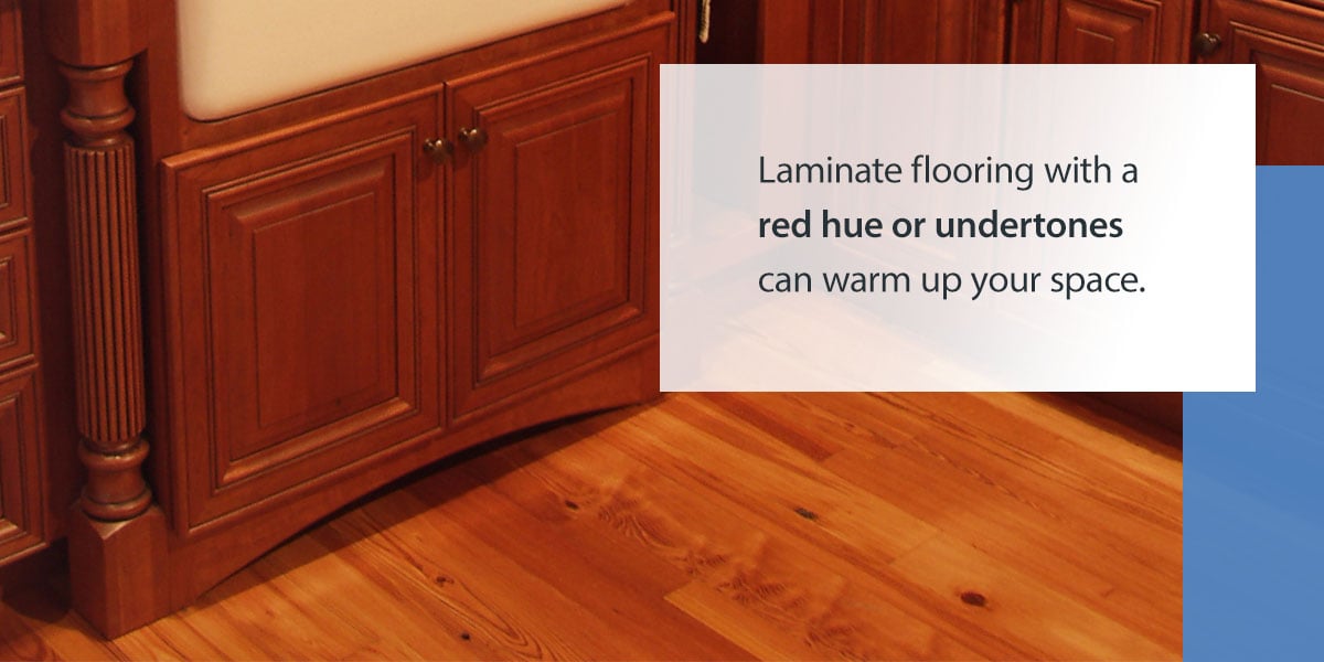 laminate flooring with red undertones