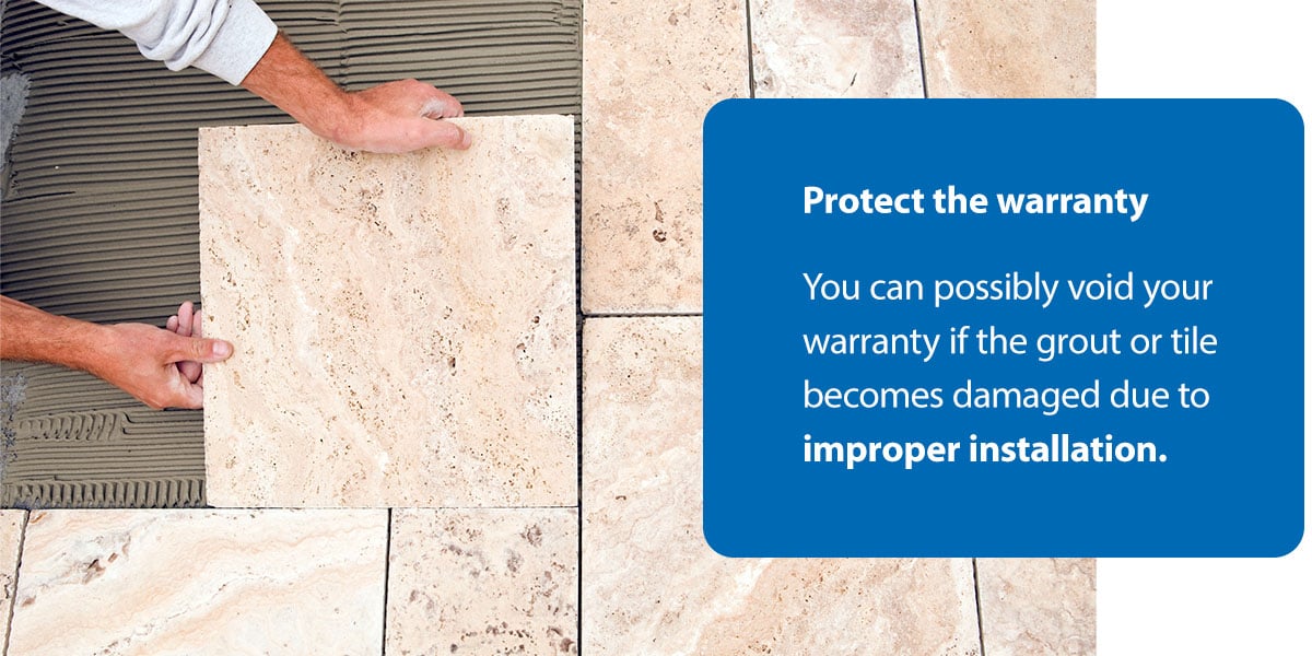 Protect the floor warranty