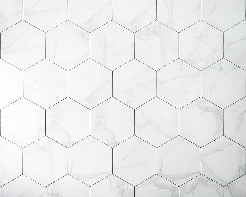 hexagon tile flooring