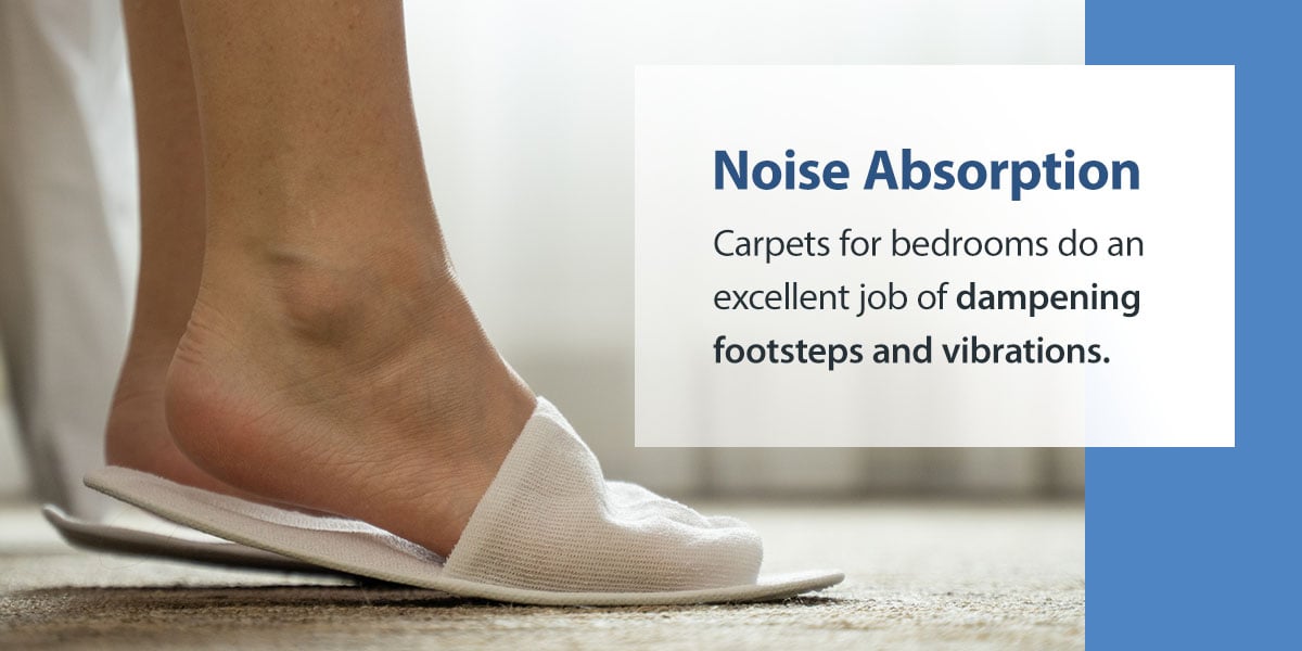 noise absorption with carpet