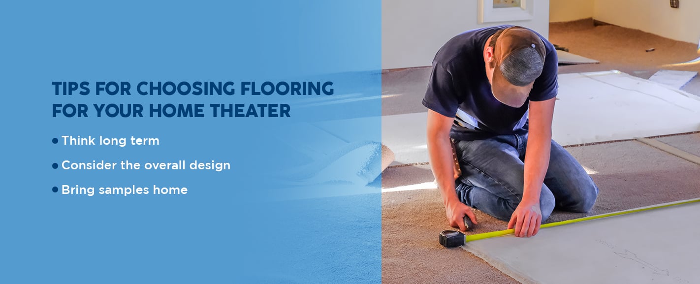 Tips for Choosing Flooring for Your Home Theater