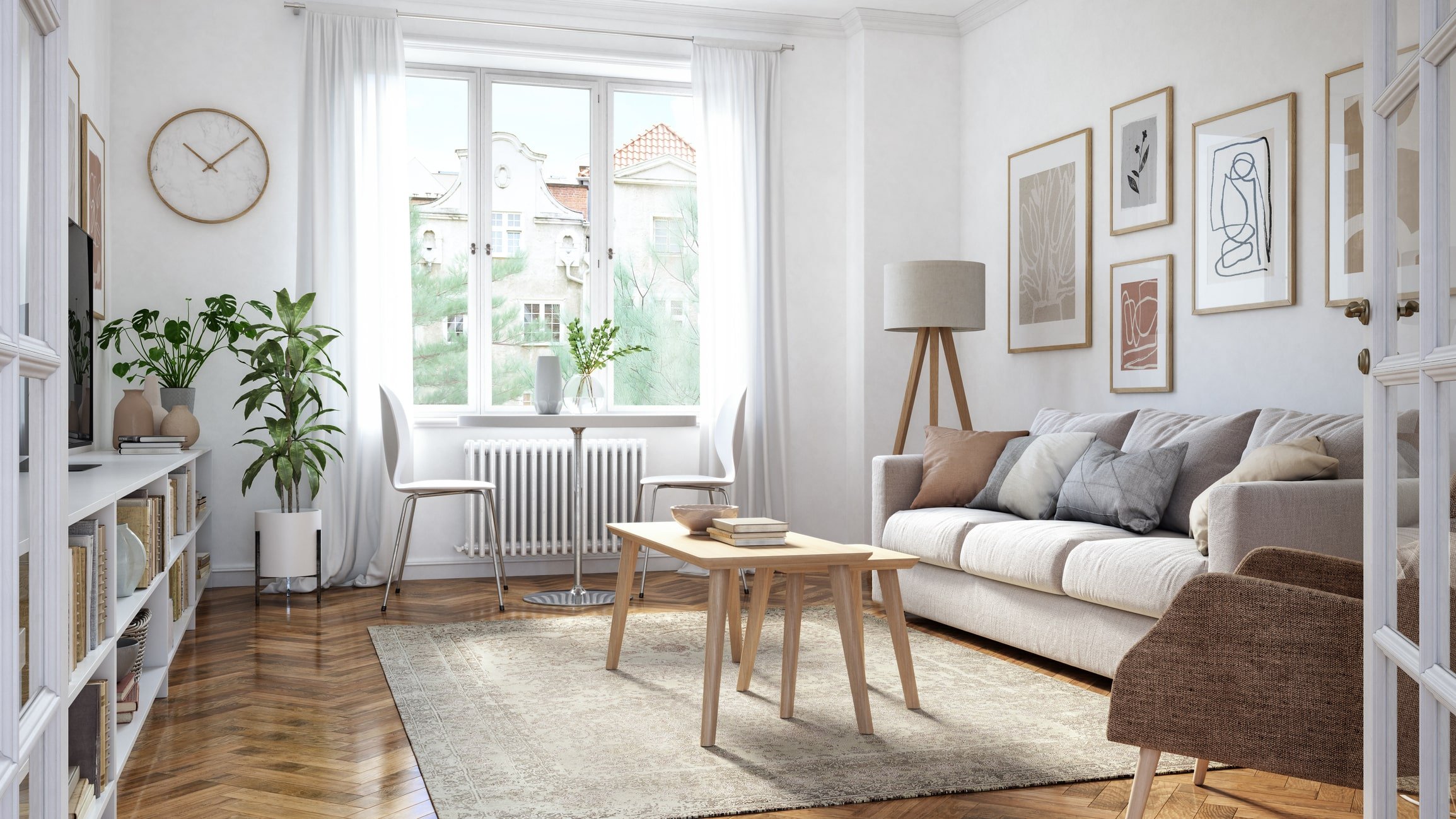 living room in home