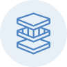 icon showing the structure of flooring