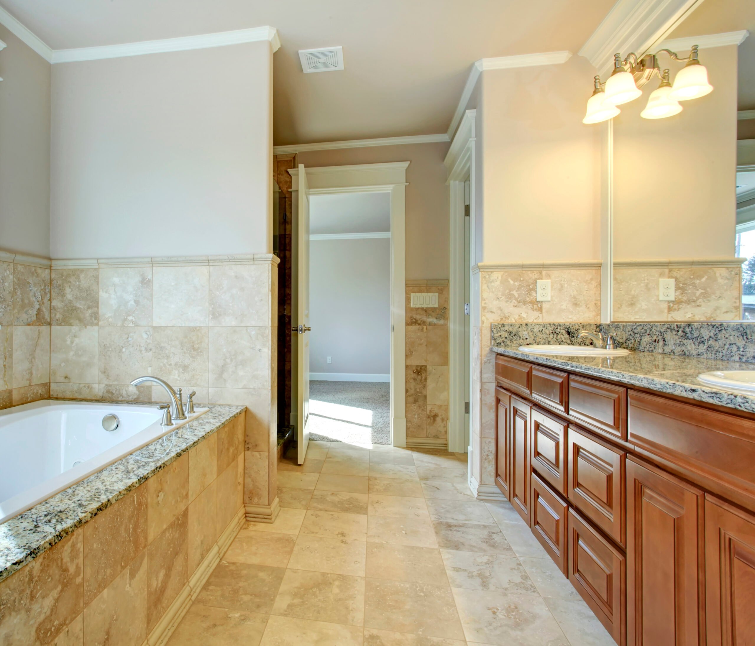 Tile Floors in Bathroom