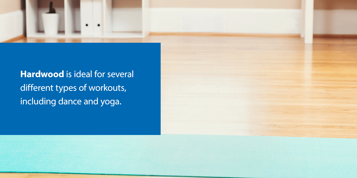 Hardwood Floor for Workouts like Yoga