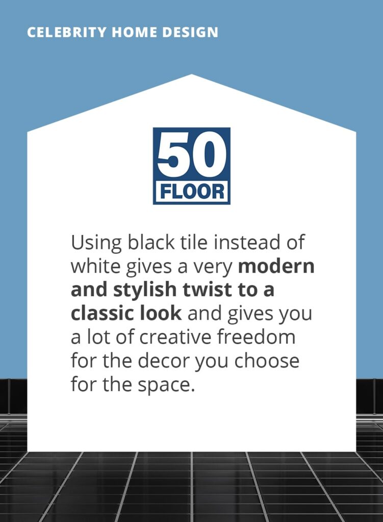 Black Modern Tile Floors