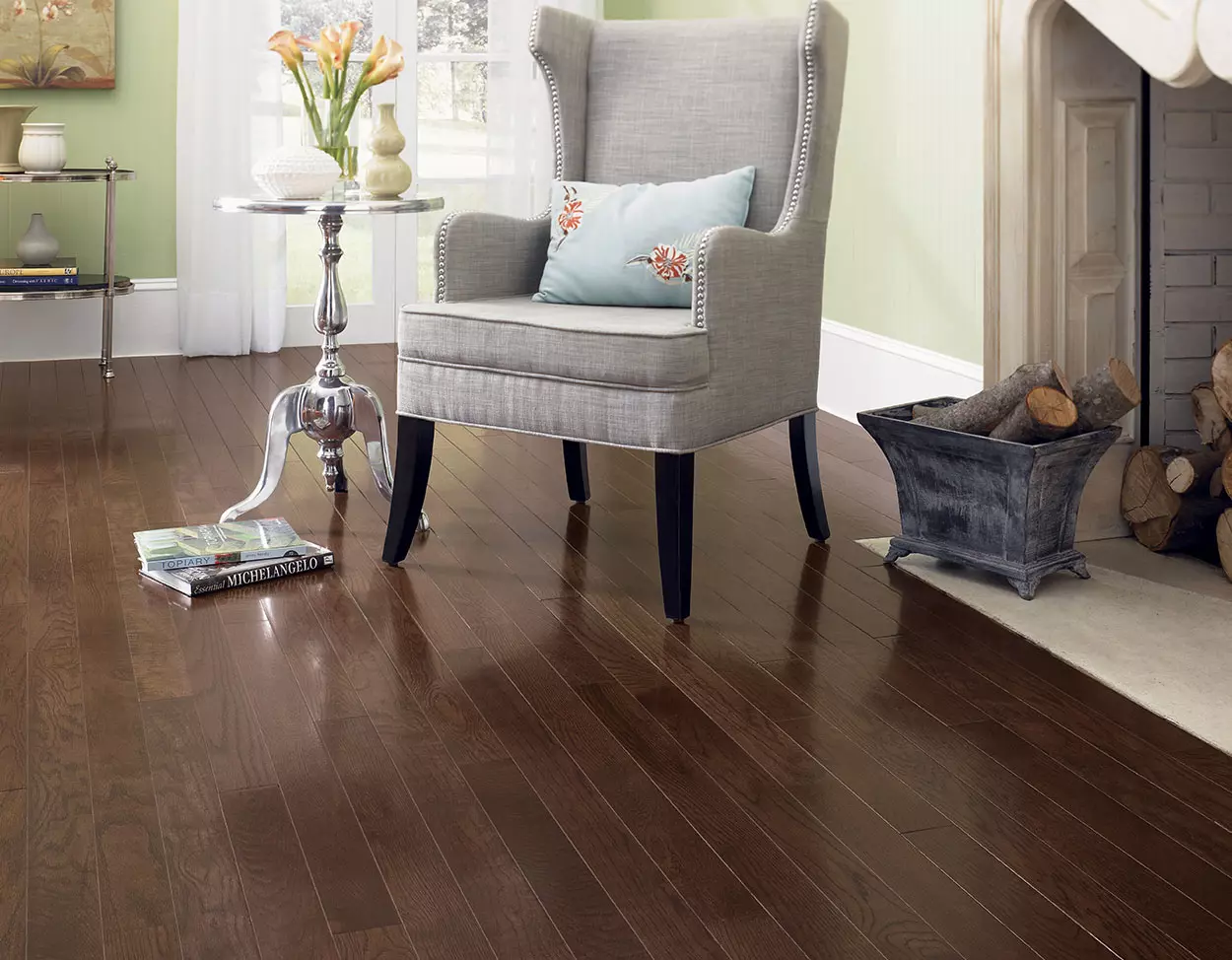 Torrey Pines : Dark Chocolate - Oak Solid Hardwood Flooring - 2.25