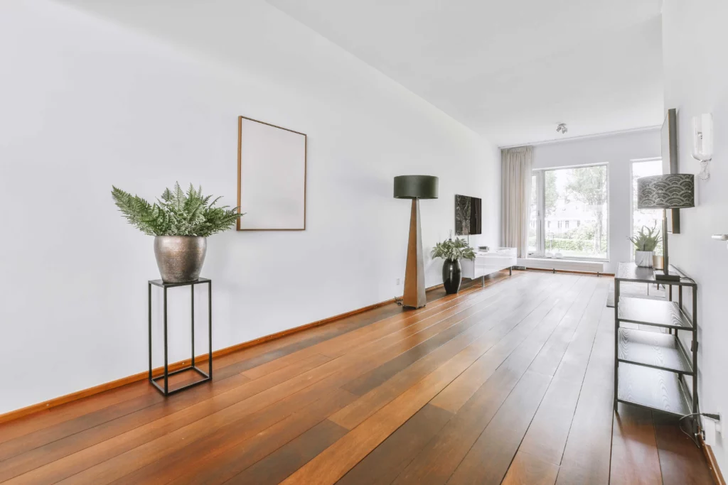 stylish interior home with hardwood floor